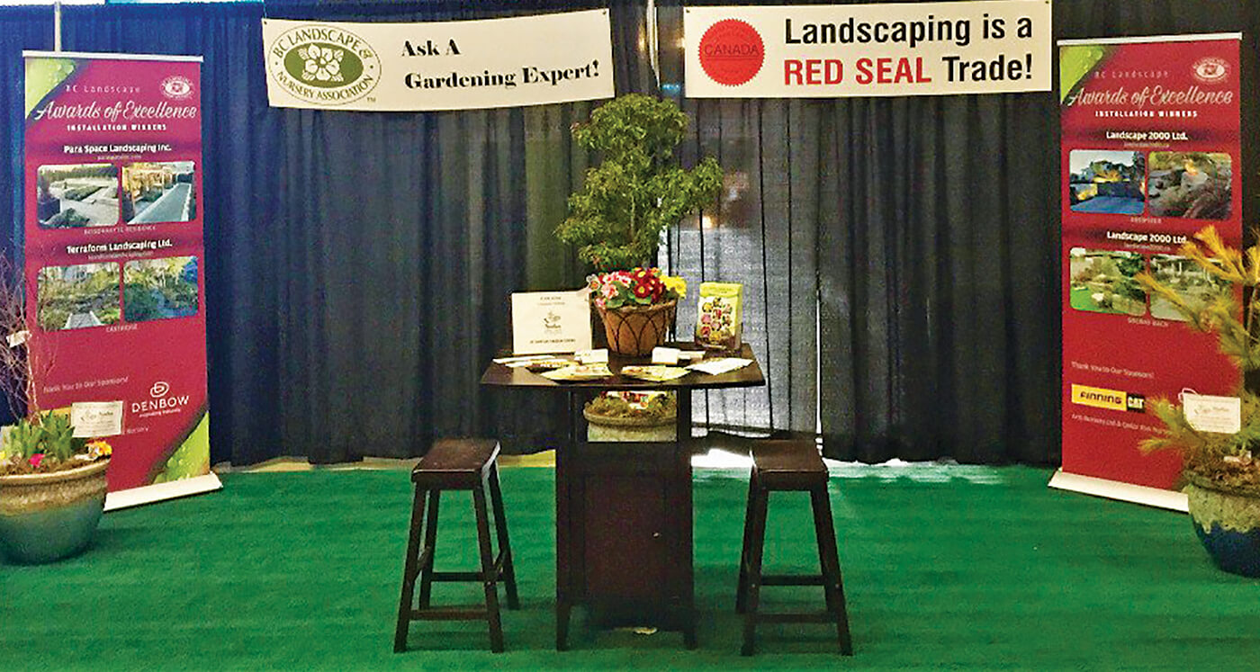 empty tradeshow booth