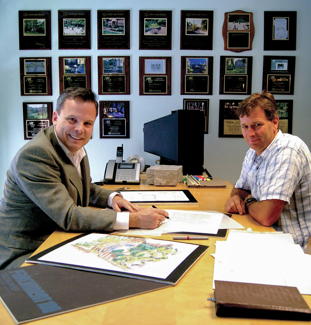 two men at a desk