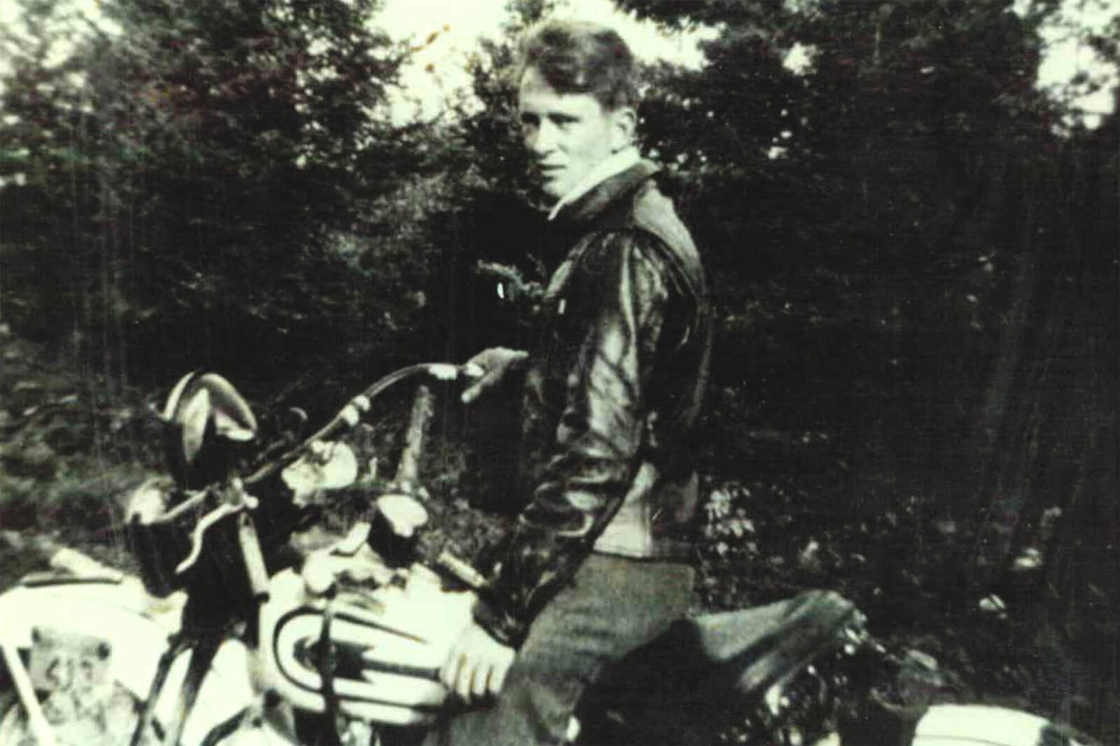 man on a motorcycle