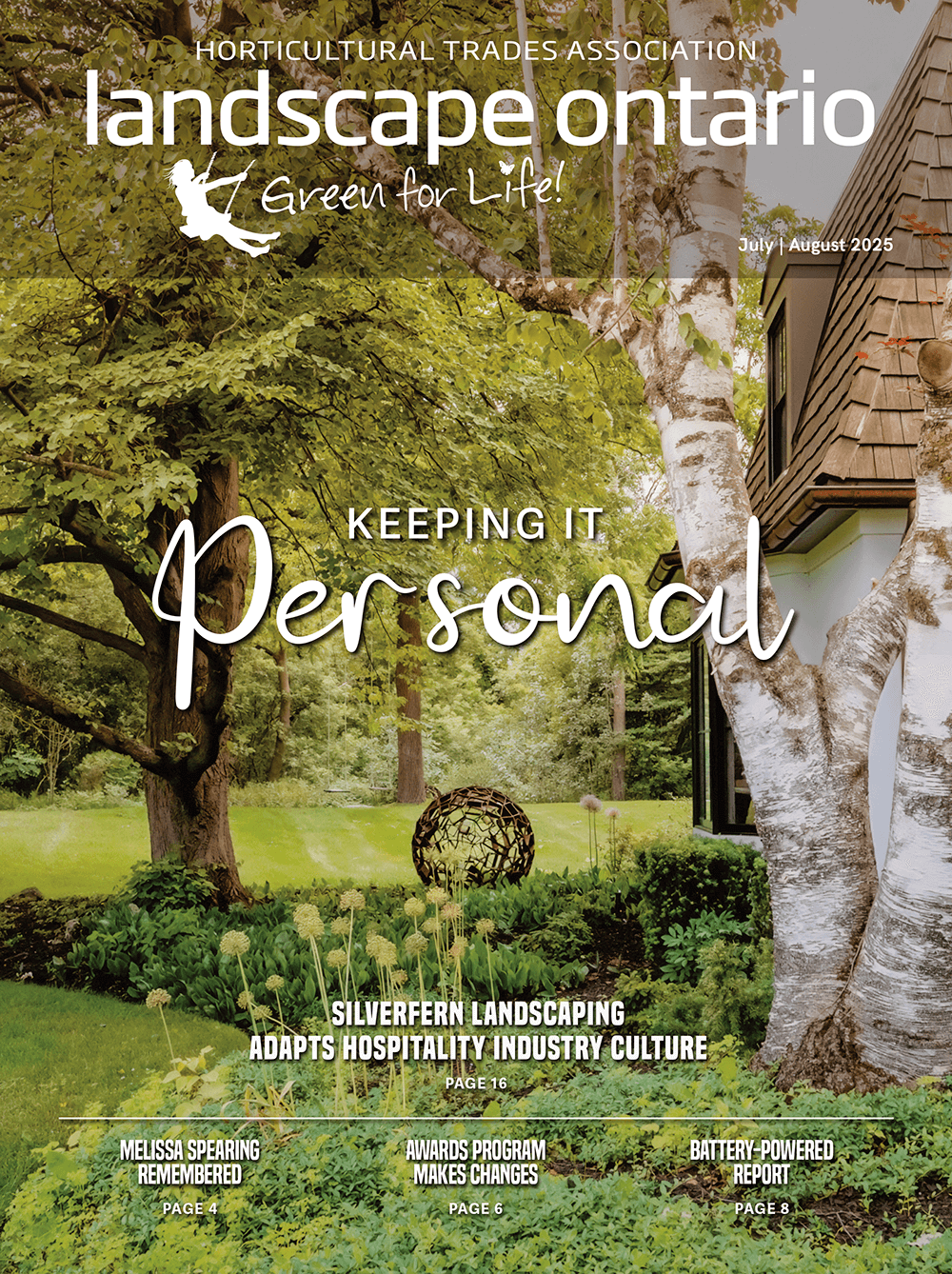 Cover of Landscape Ontario magazine